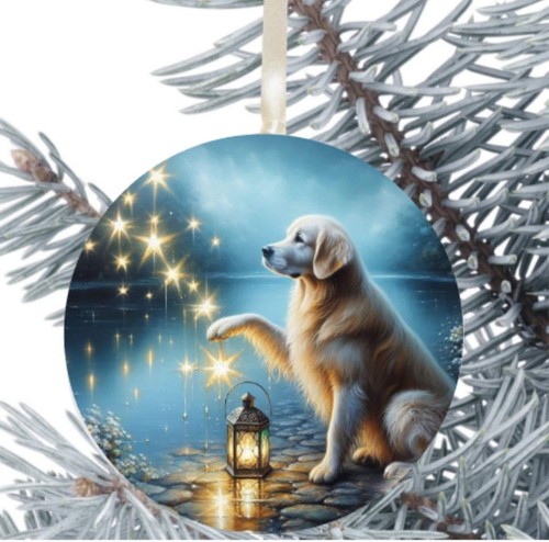 Golden retriever dog - golden, hanging