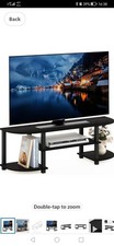 Furinno Turn-S-Tube Wide TV Entertainment Center, TV Unit, TV Stand, Espresso/B