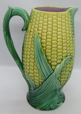 Green & yellow majolica glaze