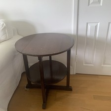 Antique Wood 2 Layers Round