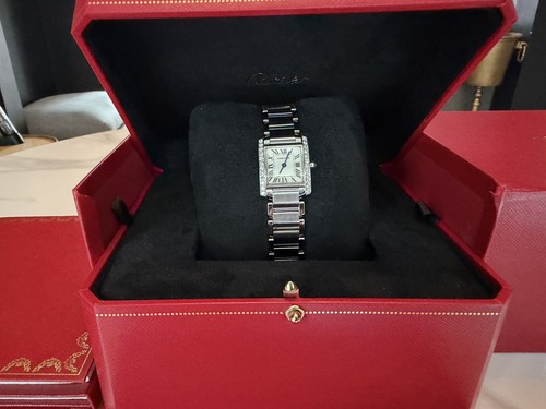 Cartier tank francaise white - cartier, /