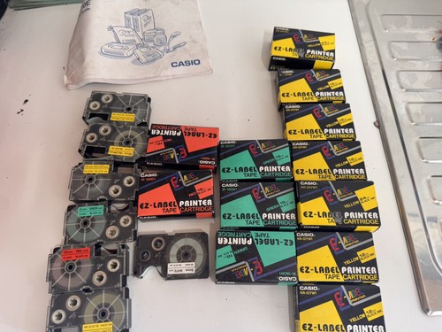 Casio label printer - casio, tape