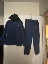 Under Armour Boys Tracksuit Age 6-7 Years Excellent Condition