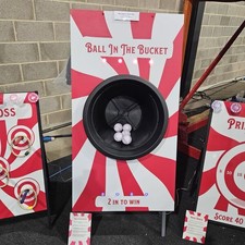 Ball in the Bucket- Traditional Carnival, Fair, Bouncy Castle, School Games, PTA