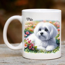 Personalised Maltese Mug, Pet