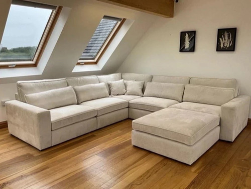 Ruby corner sofa full back - back, |