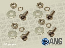 TRIUMPH SPITFIRE,HERALD,GT6,VITESSE BONNET LOCATION PLATE STAINLESS BOLT KIT