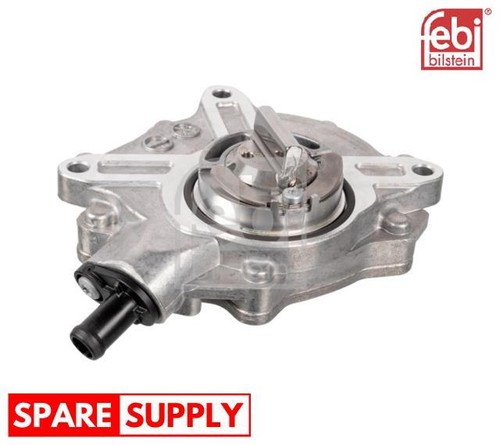 Vacuum pump brake - brake, for