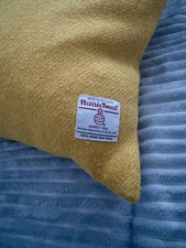 Harris Tweed Yellow Cushion