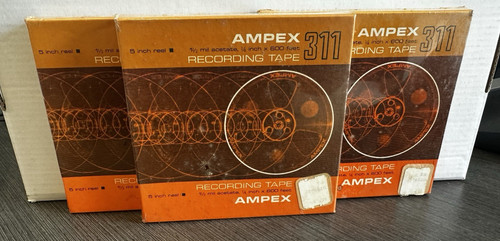 Ampex recording tape 311 reel - recording,
