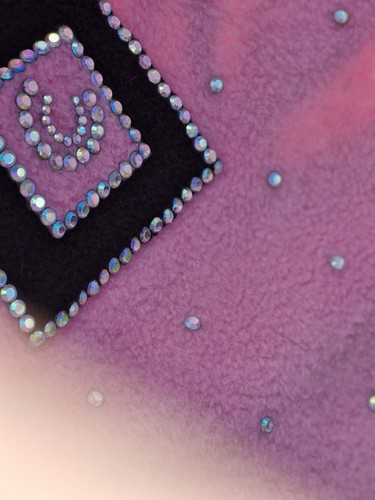 Pink with diamantes custom - pink,