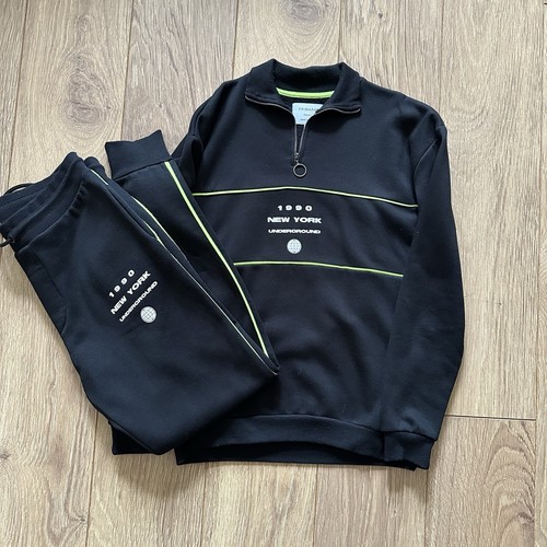 Men black tracksuit - men’s,