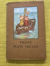 Vintage Ladybird Book – Piggly Plays Truant–Animal Rhymes 401– DJ - 1950’s Good