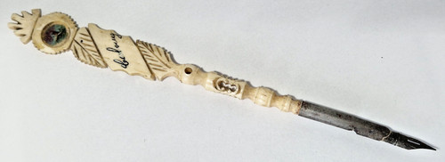 Carved bovine bone - bovine,