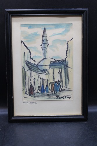 Signed original watercolor - signed,