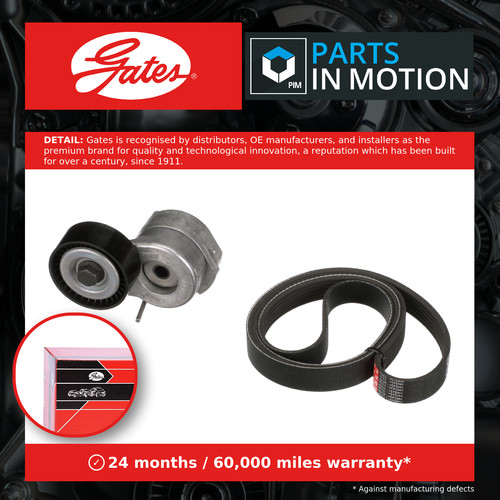Drive belt kit fits fiat - drive,