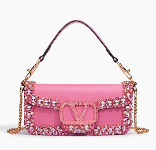 Valentino vlogo pink satin - valentino,
