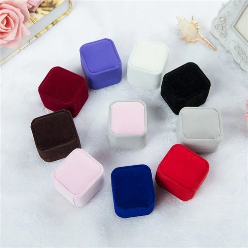 Velvet ring box jewellery - velvet,
