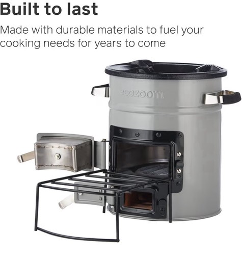 Rocket stove heavy duty - stove, dual