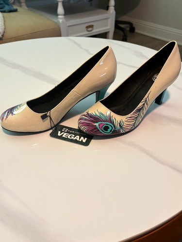 Vegan heels round toe - t.u.k.,