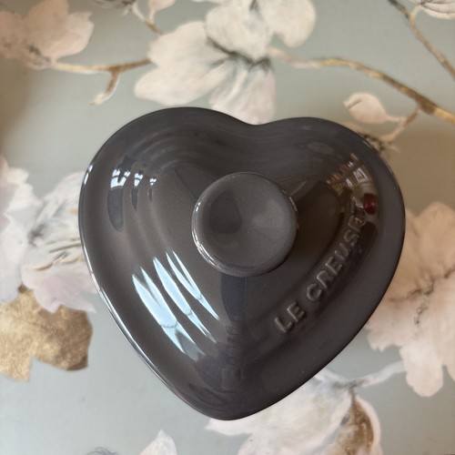 Lecreuset grey heart ramekin - grey,