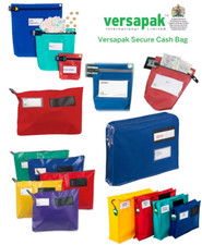 Versapak Cash Handling, Secure Holdall & Mailing Bags {all Sizes & Seals}