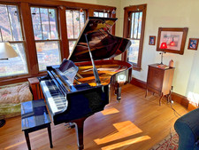 Yamaha C3 grand piano.  1986