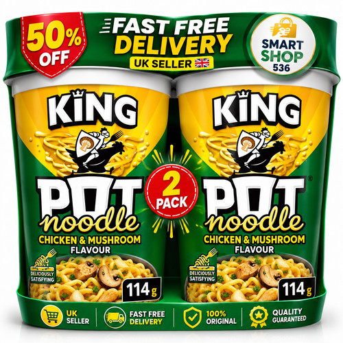 Pot noodle king chicken - king, &