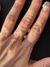 Citrine Earrings in 18kt White Gold