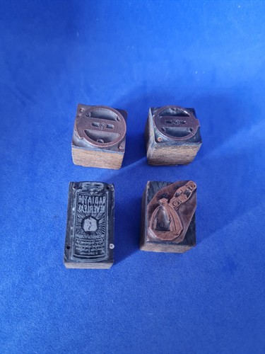 Letterpress printing blocks - ,