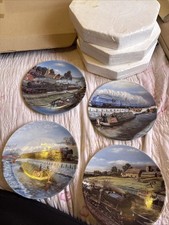 4 Memories In Motion By Barry Freeman Porcelain Plates With Certificates