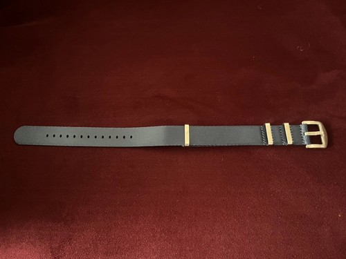 Military canvas watch strap - military,