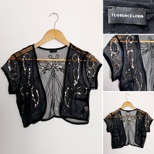 F&F Black Sheer Mesh Gold