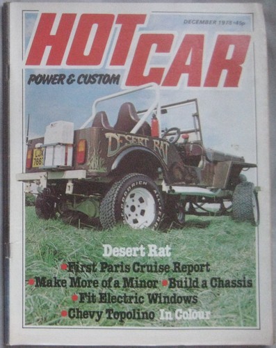Hot car magazine december 1978 - car,