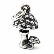 Toadstool Charm 925 Sterling