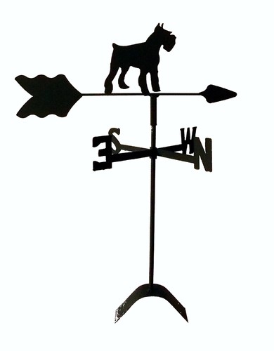Schnauzer weathervane black - schnauzer,