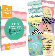 Less Anxiety Affirmation Cards