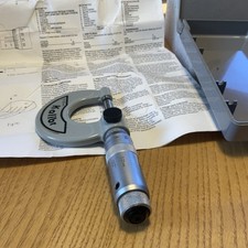 VINTAGE KALIBR 0-25mm, 0.01mm OUTSIDE MICROMETER Made In Russia 