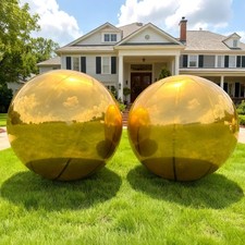 Gold Inflatable Mirror Ball