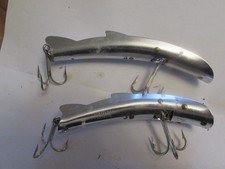 2 russelure u.s.a. X large 5 + 6 1/2 pike sea jerkbait style lures crank jig