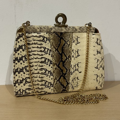 Genuine snake skin clutch bag - genuine,