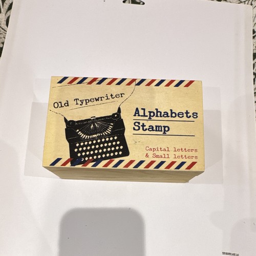 Alphabet stamps rubber capital - alphabet,
