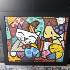 Romero Britto "Happy Cat &