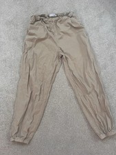 Ladies Beige Baggy Cargo