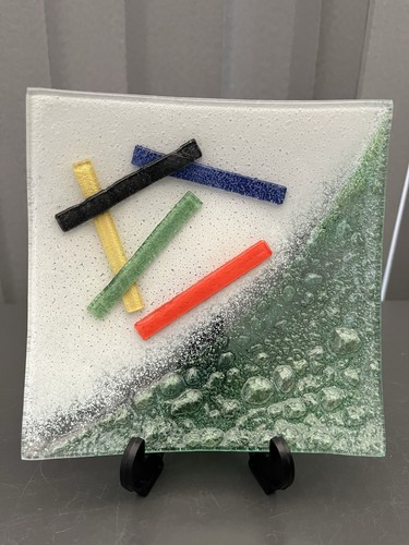 Handmade fused art glass - fused,