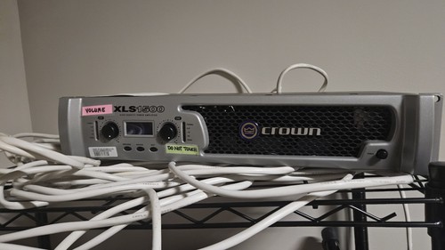 Crown xls 1500 power - crown,
