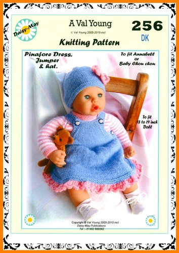 Dolls knitting pattern 256 - dolls,