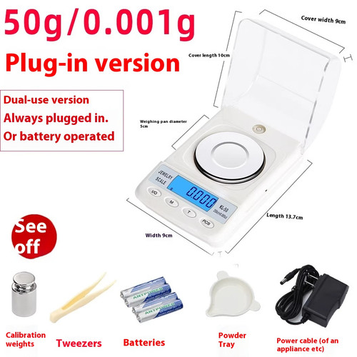 100g 50g 001g lcd digital - 0.001g,