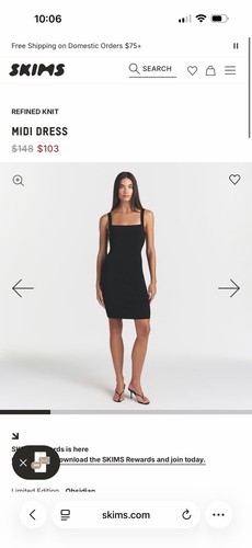 Skims redefined knit midi - skims,