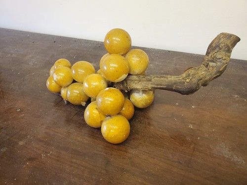 Carrara marble grapes - grapes, on